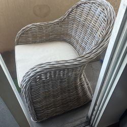 Woven Outside Chair Moving Sale