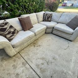 Beautiful 3 Piece Sectional Couch 