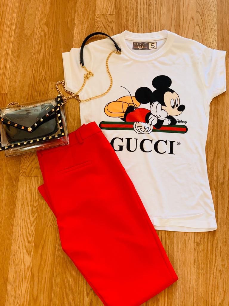 Women's Mickey Mouse Gucci shirt for Sale in Montebello, CA - OfferUp