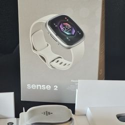 Fitbit Sense 2 - Lunar White - BRAND NEW UNOPENED BOX