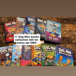 Dog Man Books $40 For 11 Books OBO