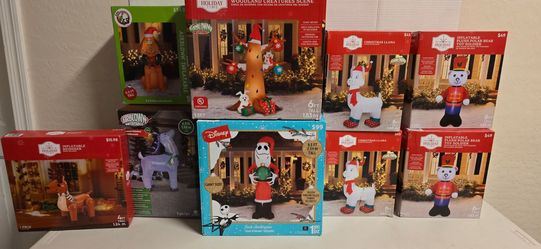 Christmas Inflatable Decorations, Several Available,  See $ in description