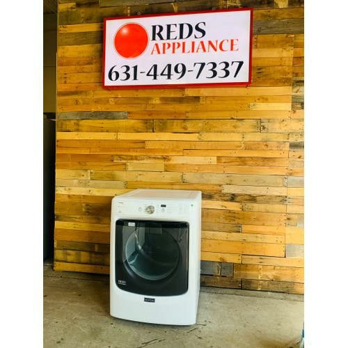 USED- MAYTAG- Maxima® Front Load Electric Dryer with Refresh Cycle with Steam - 7.3 cu. ft. FLDRYEWH27-U SERIAL #174