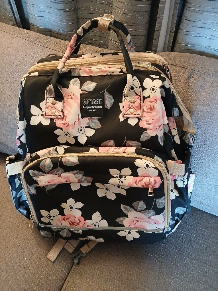 Diaper backpack , bag