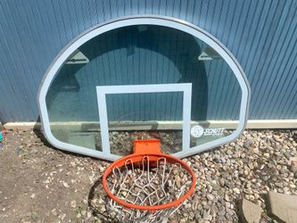 Basketball backboard & rim