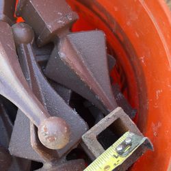 Black Steel Ornament For Welder 50 Pices 