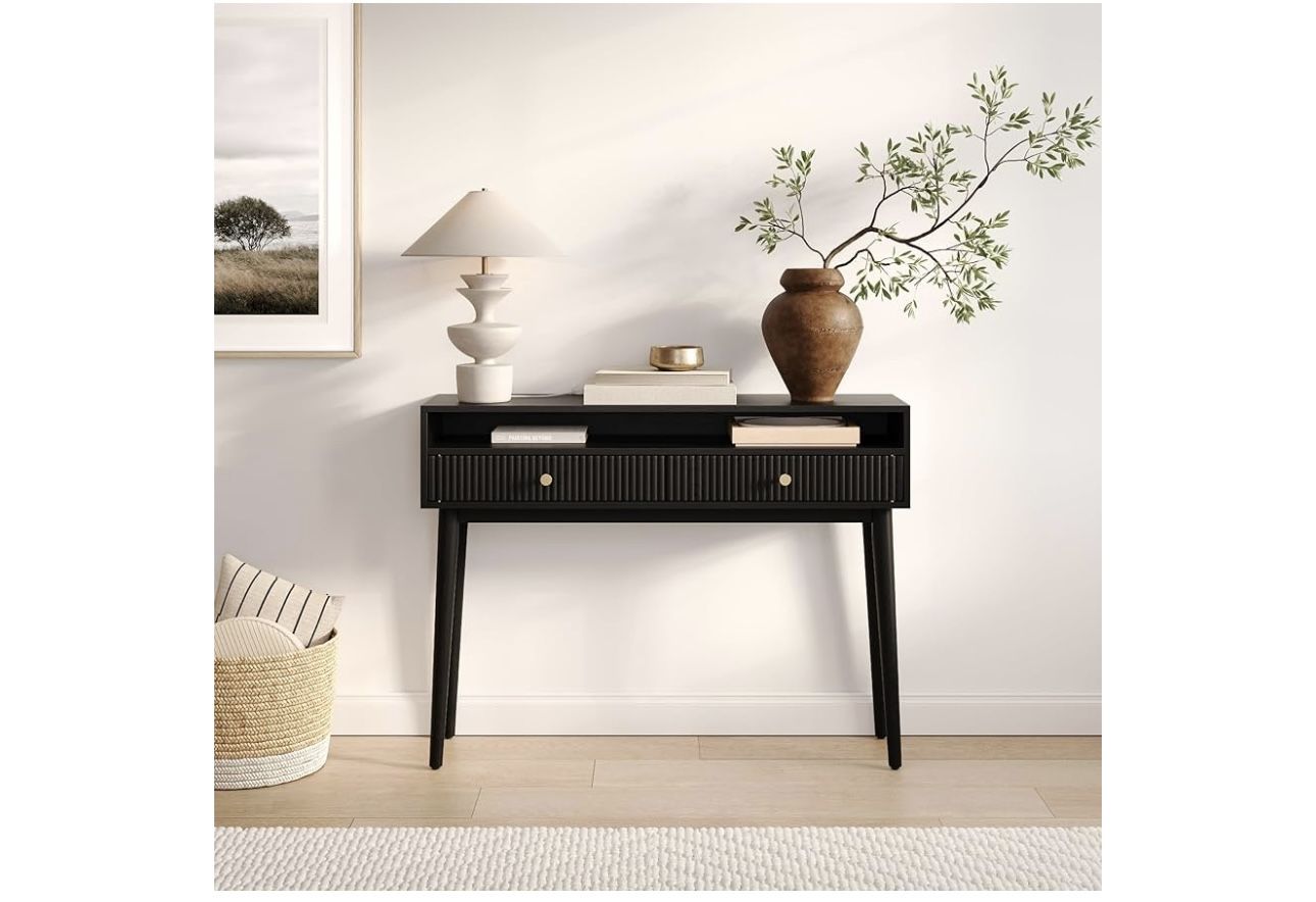 Fluted Console Table