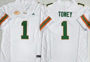 Miami Hurricanes #1 jerseys