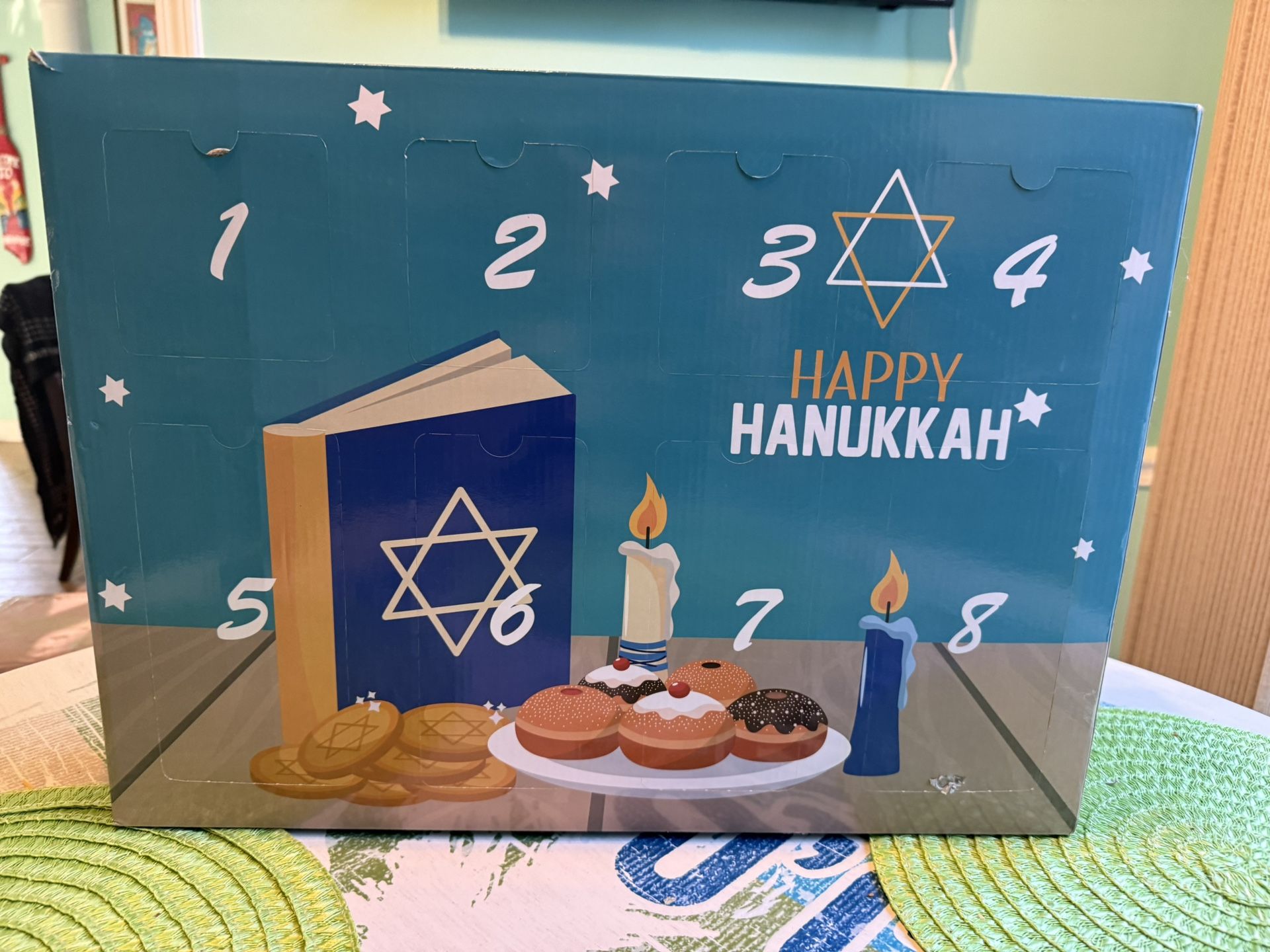Hanukkah Dog Toy Calendar