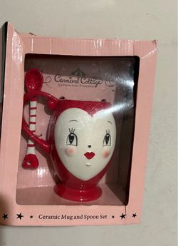 JOHANNA PARKER VALENTINES DAY MUG & SPOON SET