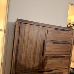 Canyon Light Oak 4 Drawer Wardrobe 