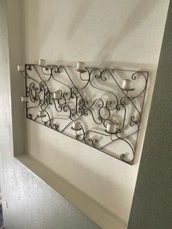 Iron candle holder $45