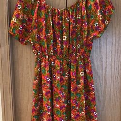 Womens Floral Maxi Empire Bodice Floral Dress 