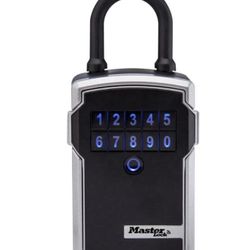 Portable Bluetooth® Lock Box for Keys, Metal, 3-1/4 in — 7-13/64 in