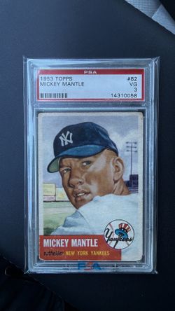 1953 Topps Mickey Mantle #82 PSA VG 3