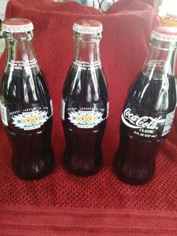 Super Bowl Coke bottles