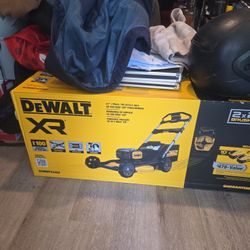 New Dewalt 20 V Mower With 2 Battery's 