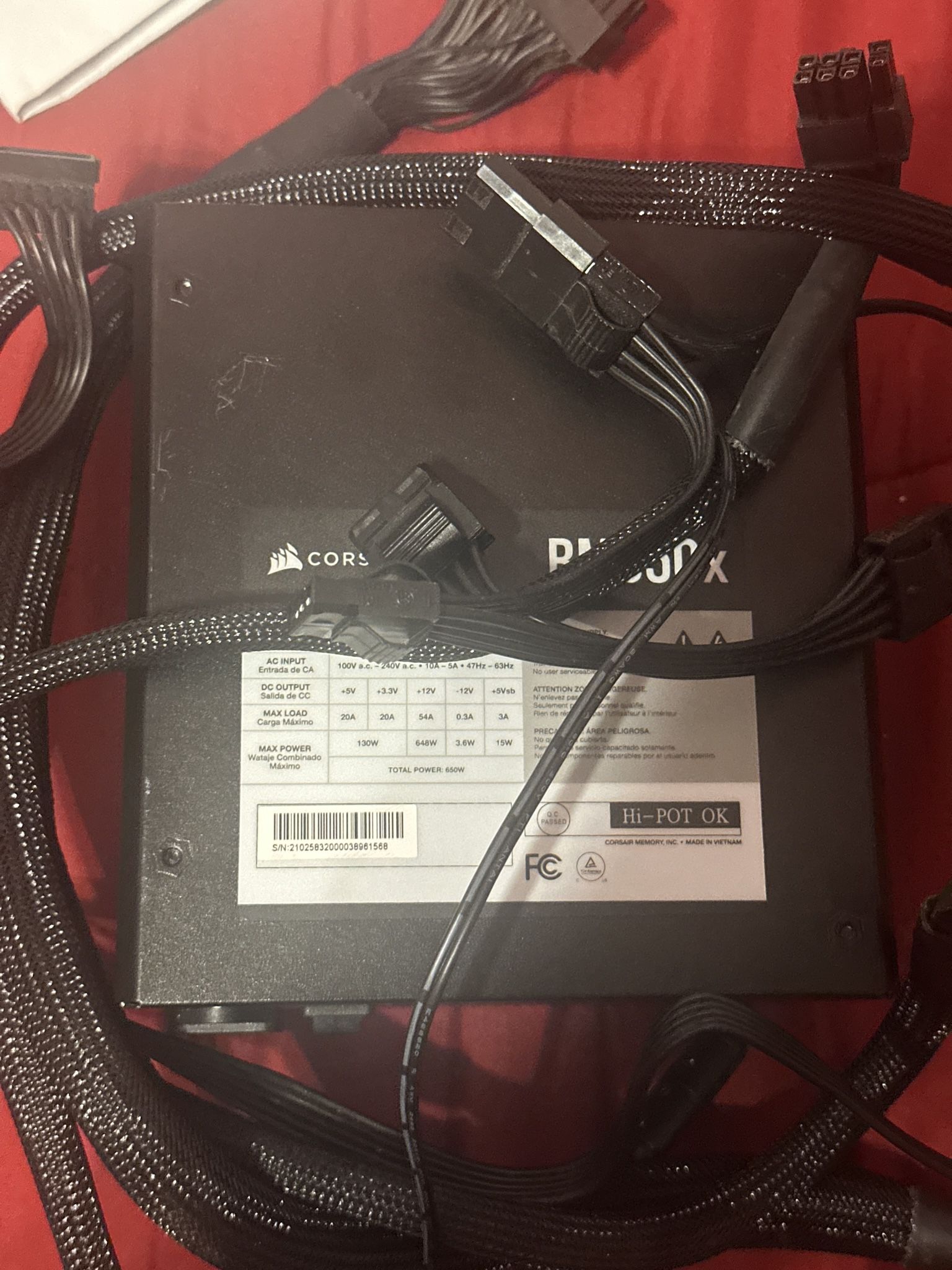 Corsair Gaming PC - PSU