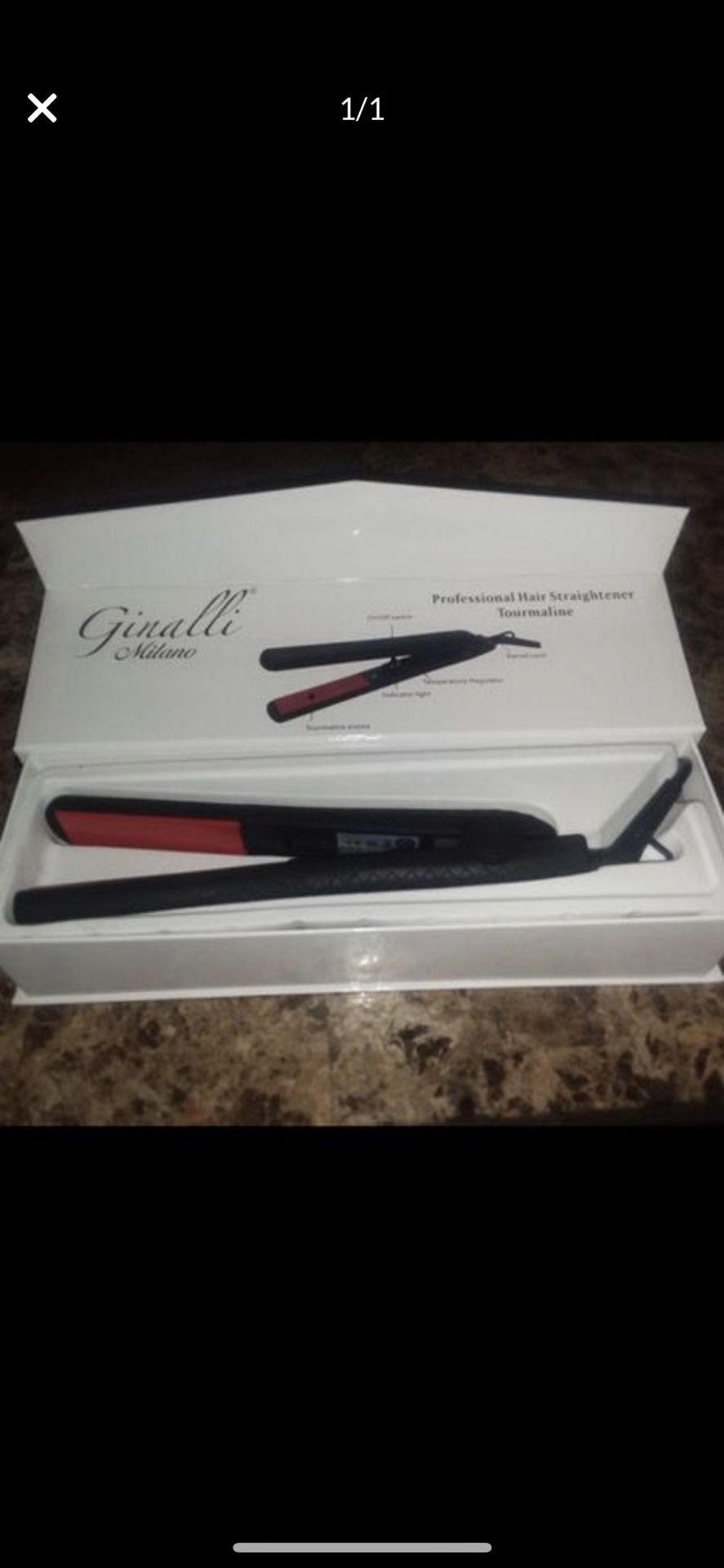 Ginalli Milano hair straightener brand new