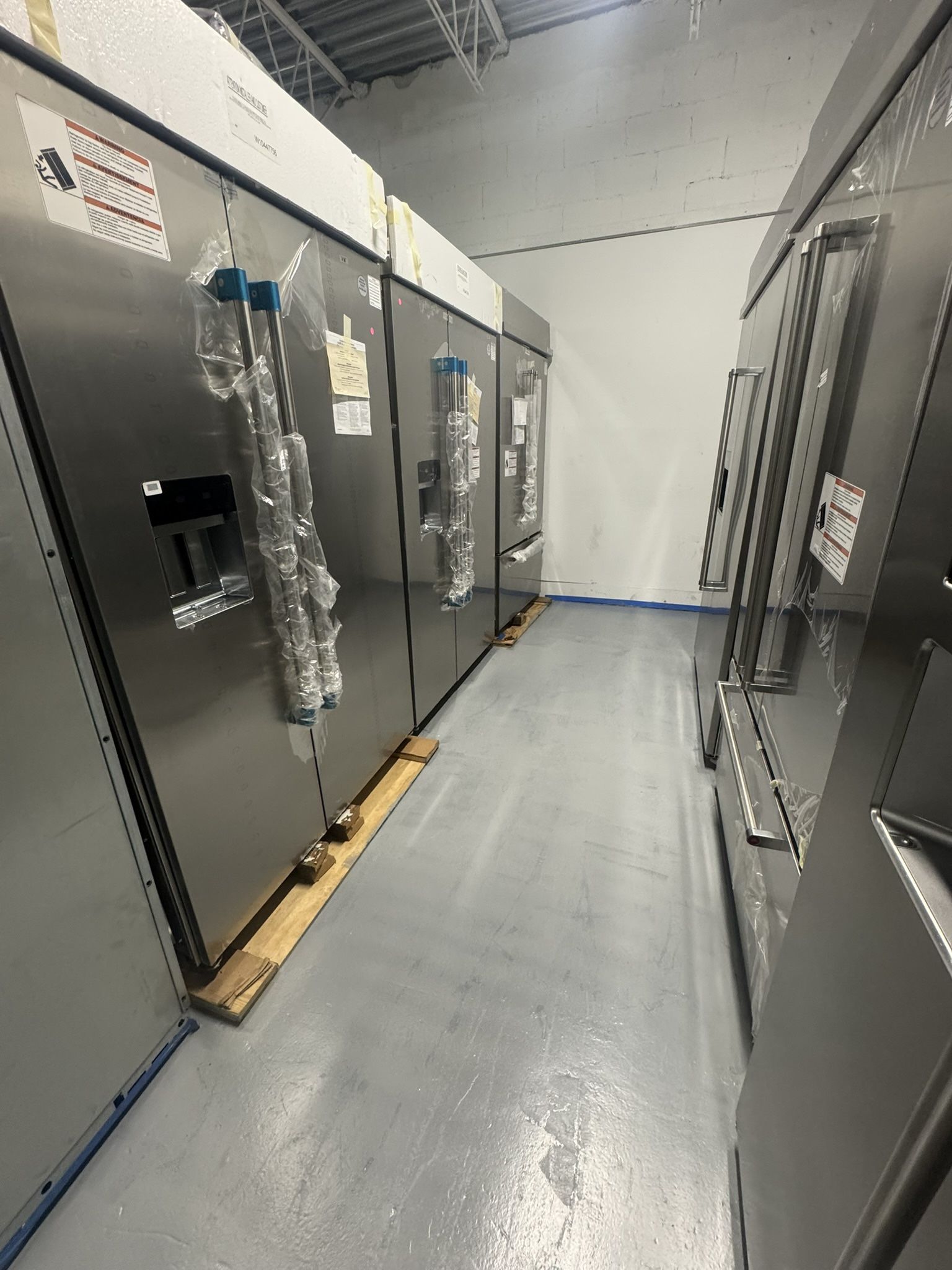 Luxury JennAir 48” Built-In Refrigerator – Stainless Steel Elegance!