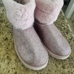 Primark Pink Glitter Girls Boots 