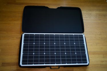 Zamp Solar Power- 80 Watt Portable Solar Panel Kit with Integrated Charge Controller and Carrying Case- Off Grid Solar Power for Rv Battery Charging-