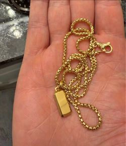 David Yurman 18k gold chain