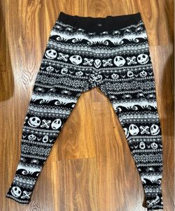 Torrid Disney Knit Leggings Pants Nightmare Before Christmas Sz Xxl 2XL
