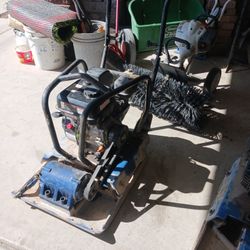 Plate Compactor And Power Broom $55 Daily 