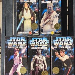 Vintage Star Wars 12" Collector Series Action Figure Lot