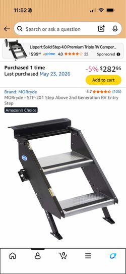 Rv upgraded steps brand new