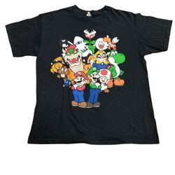 Vintage Super Mario And Friends Cast Tshirt $60 (Good Condition) Size L 