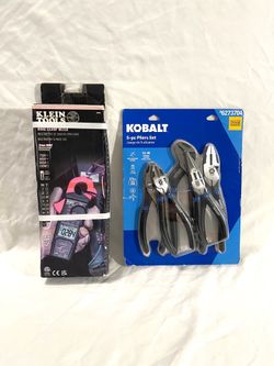 Brand new (Klein tools) HVAC digital clamp meter with KoBalt five piece hand to set