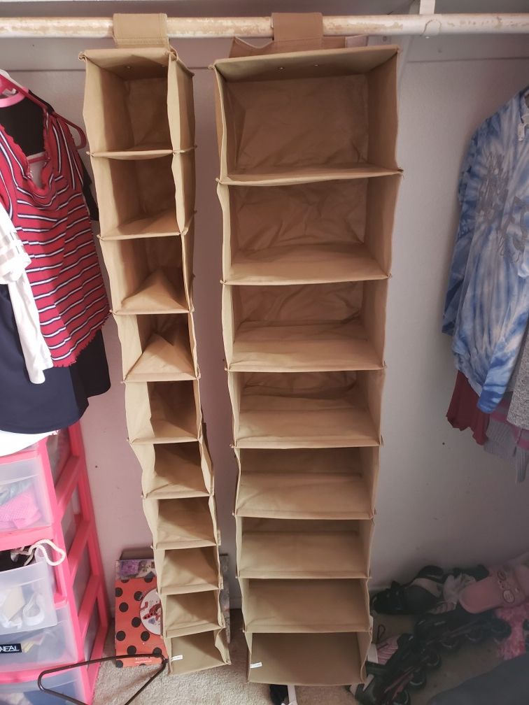 Closet organizers