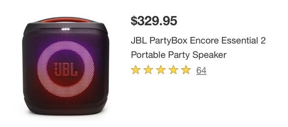 JBL PartyBox Encore Essential 2 Portable Party Speaker