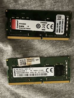 “16GB (2×8GB) Kingston DDR4 Laptop RAM 2400MHz SODIMM Memory