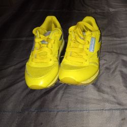 Size 13/12 Rebook Yellow Sneakers 