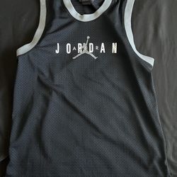 Jordan Men Black/grey Tank Jersey Size Small 