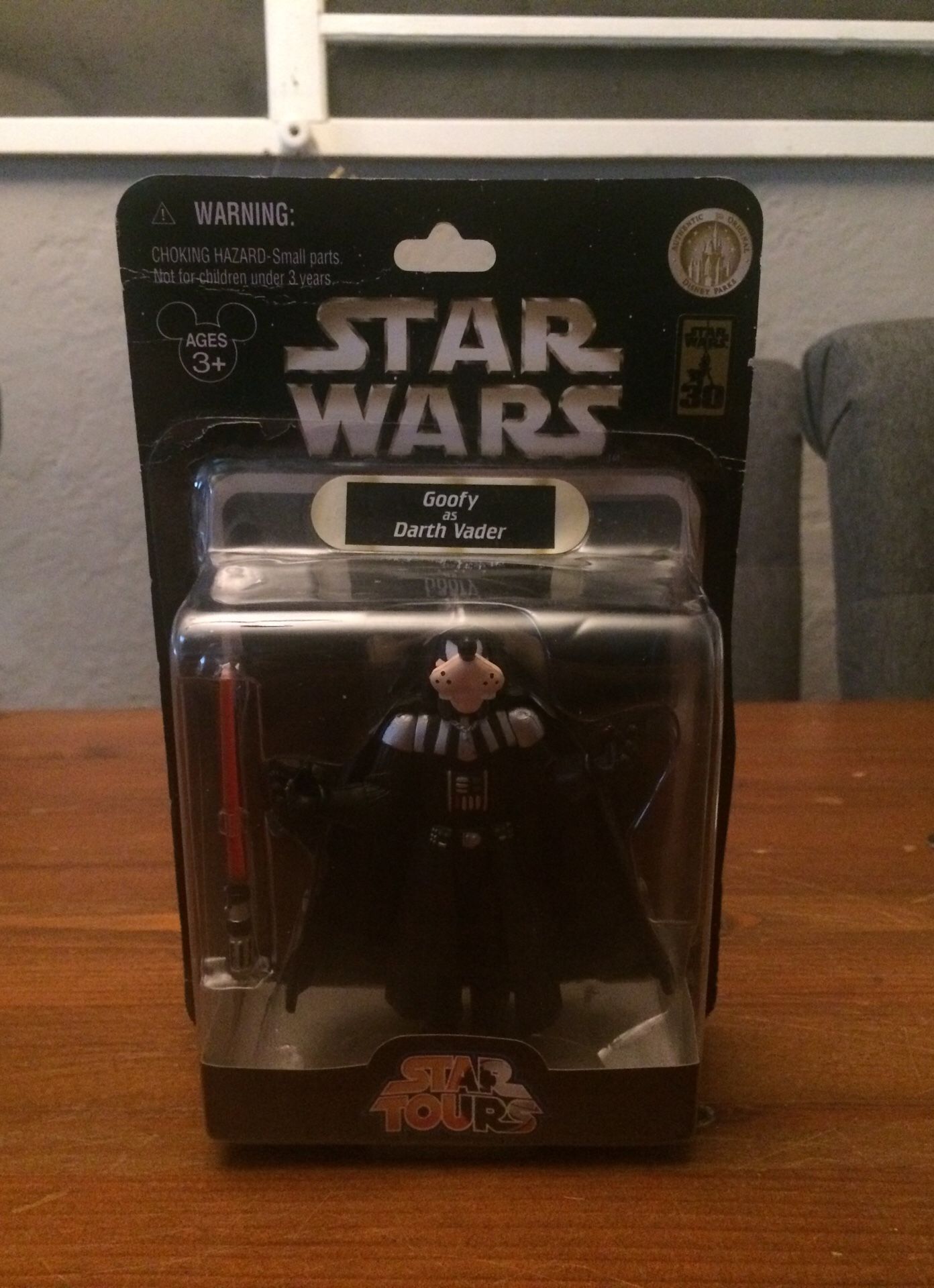Star Wars 30th Anniversary Star Tours Disney Goofy as Darth Vader action figure
