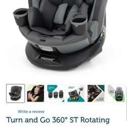 Saftey 1st Turn and Go 360° ST Rotating All-in-One Convertible Car Seat $250