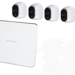 4 Netgear Cameras And Base
