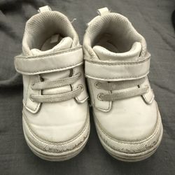 👶 Stride Rite Toddler Shoes — Size 5 Wide — White Velcro 👟