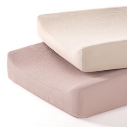 Lulumoon Baby Changing Pad Cover: Muslin Diaper Changing Table Pad Cover - Changing Pad Sheets
