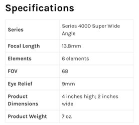 Meade Series 4000 13.8mm Telescope Eyepiece for Sale in Santa Monica, CA -  OfferUp