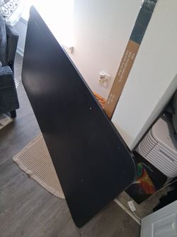 Black Wood Table Top Panel