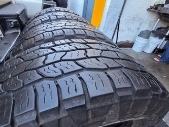 4 used tires Lt275 70r18 Cooper Discoverer AT3
 LR E, 10 PLY , DOT (2022)
$299.00