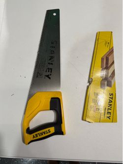 STANLEY Hand Saw, 12-Point/Inch, Sharp Tooth