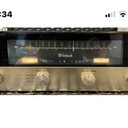 Rare Gold McIntosh MR71 - Vintage Stereo Tube FM Radio Tuner