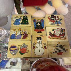 Vintage Christmas stamps 