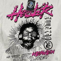 Hellstar Records Pink And White Shirt 